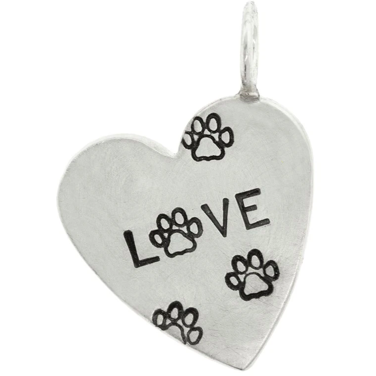 Pet Love Heart Charm