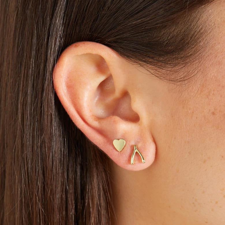 Wishbone Stud Earrings