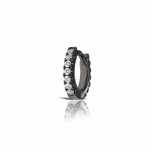 Diamond Eternity Hoop Earring