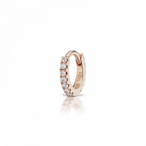 Diamond Eternity Hoop Earring