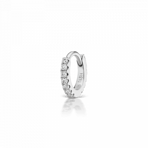 Diamond Eternity Hoop Earring