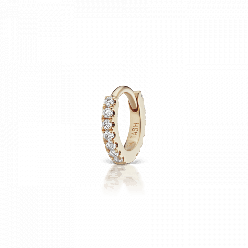 Diamond Eternity Hoop Earring
