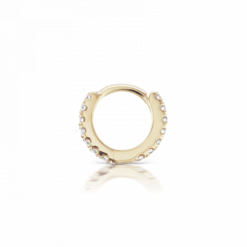 Diamond Eternity Hoop Earring