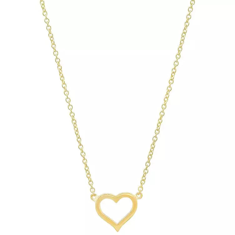 Small Open Heart Necklace