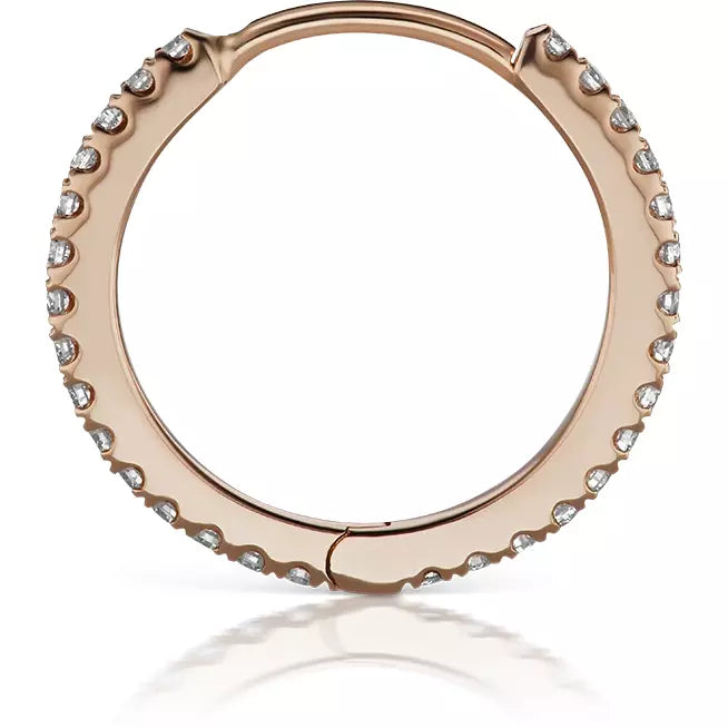 Diamond Eternity Hoop Earring