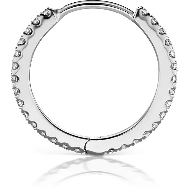 Diamond Eternity Hoop Earring