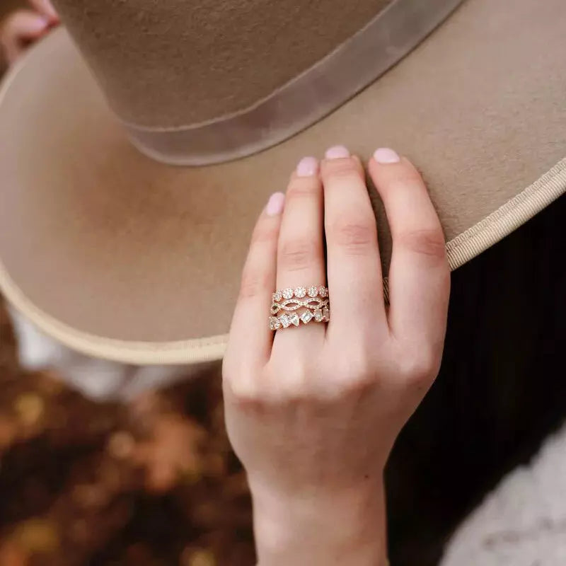 DRD 7 Stone Multi-Shape Ring