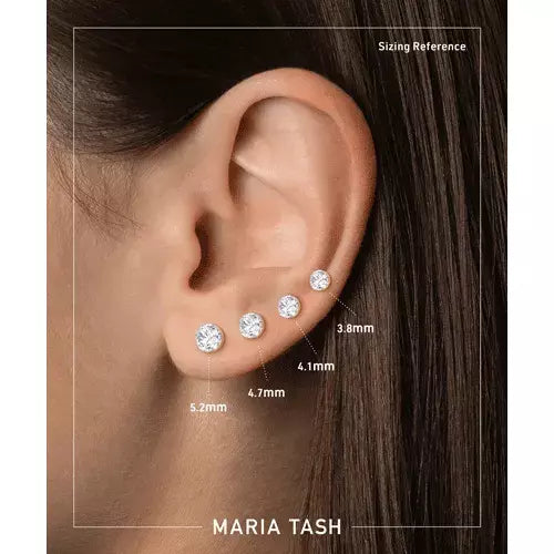 Invisible Set Diamond Earstud