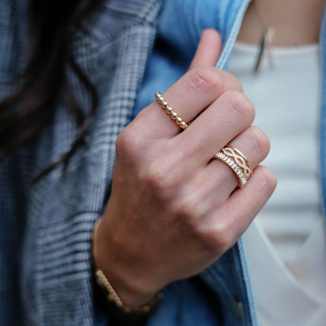 Poppy Rae Large Pebble Ring