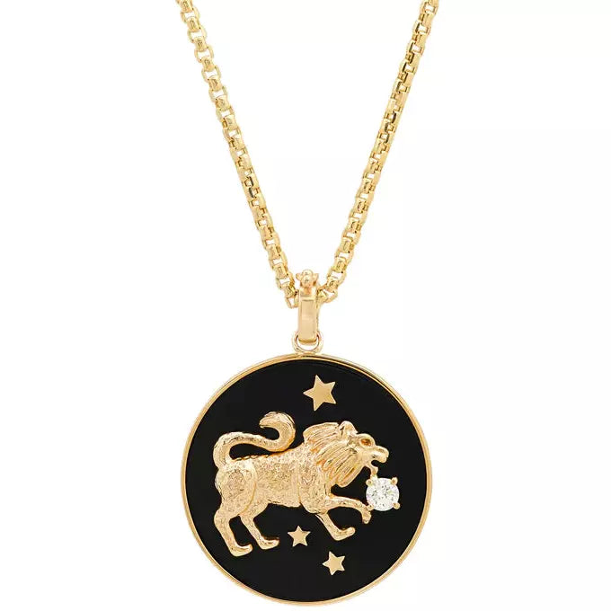 Rachel Onyx Lion Necklace