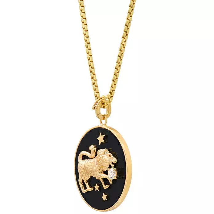 Rachel Onyx Lion Necklace