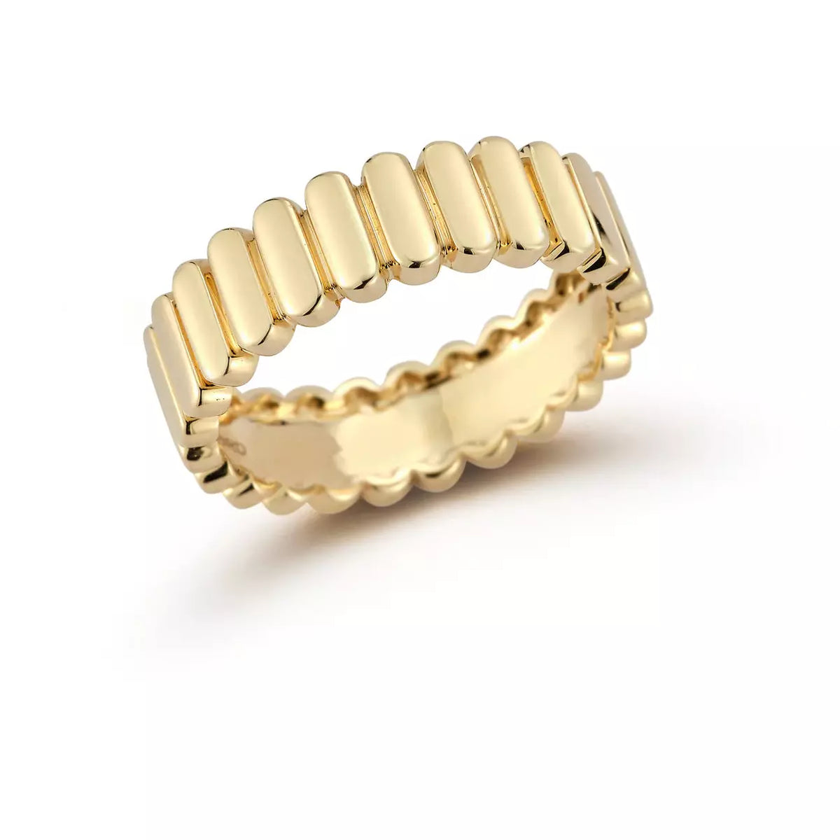 Melody Eden Vertical Gold Bar Ring